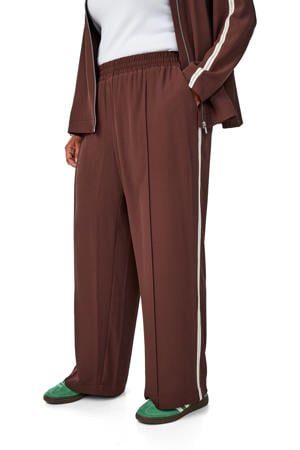 straight regular waist broek rood