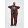 Zizzi straight regular waist broek rood