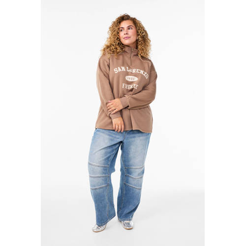 Zizzi sweater beige afbeelding