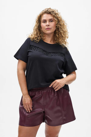 T-shirt zwart