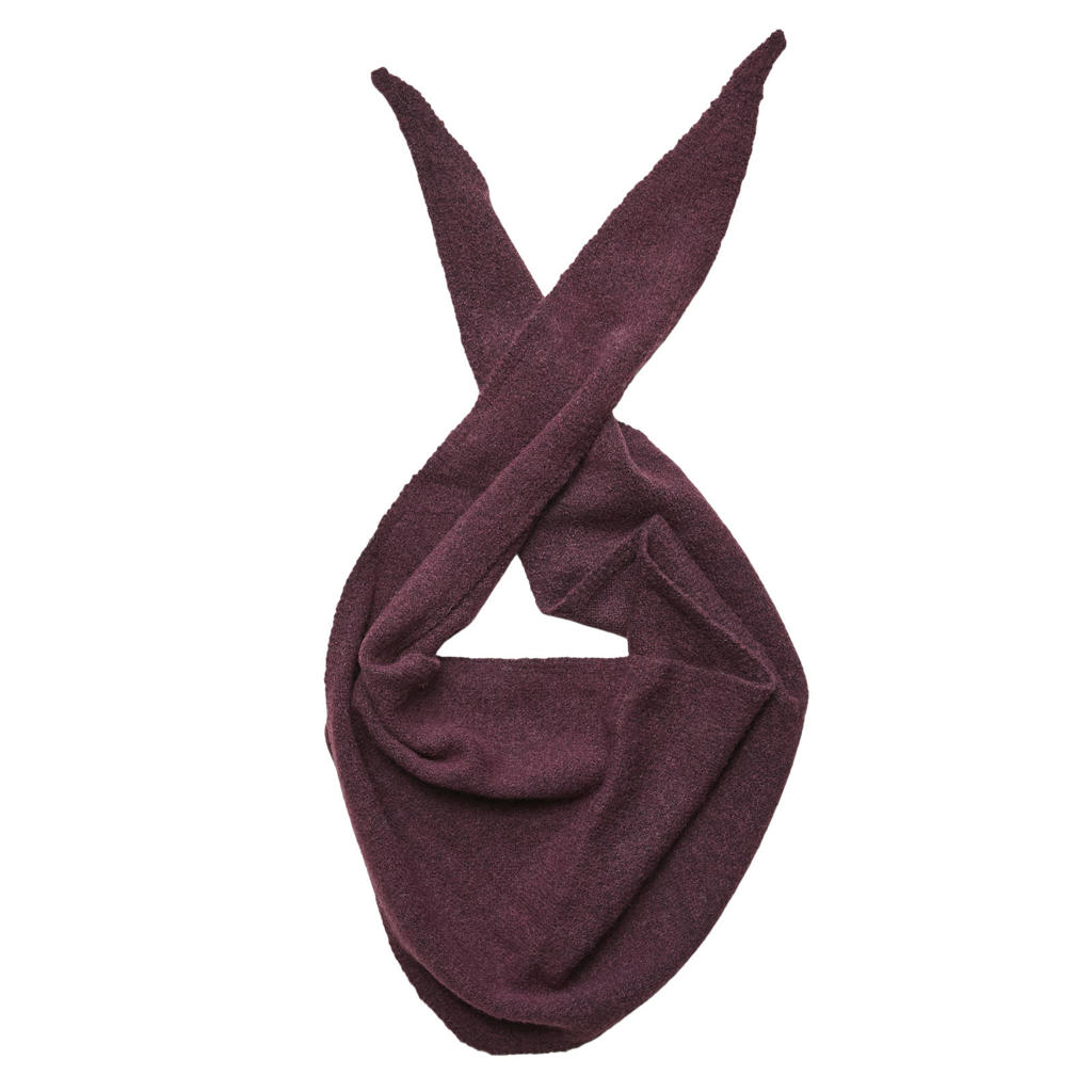 VERO MODA triangle scarf VMLINA donkerrood