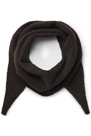triangle scarf VMLINA donkerbruin