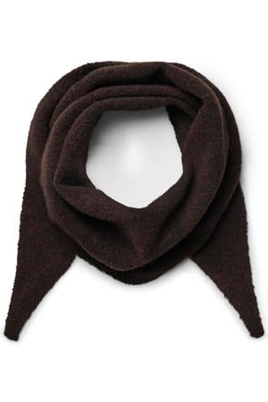 triangle scarf VMLINA donkerbruin