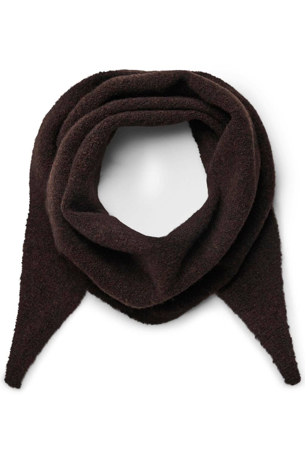 VERO MODA x Wehkamp triangle scarf VMLINA donkerbruin