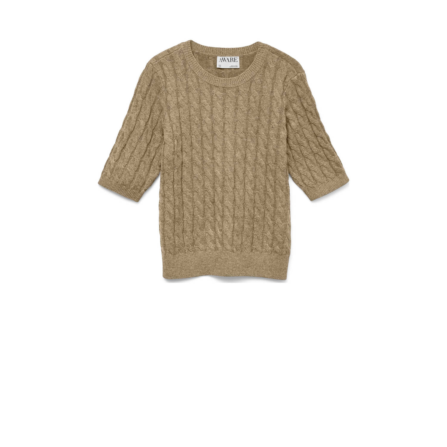 AWARE gebreide trui bruin