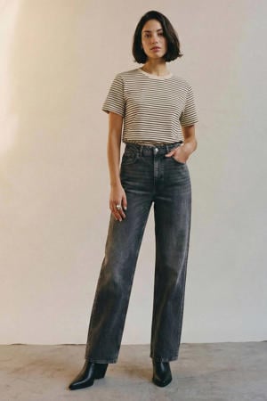 straight leg jeans grey denim