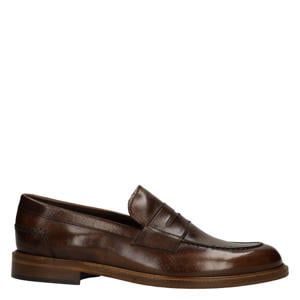leren loafers bruin