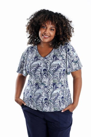 top donkerblauw
