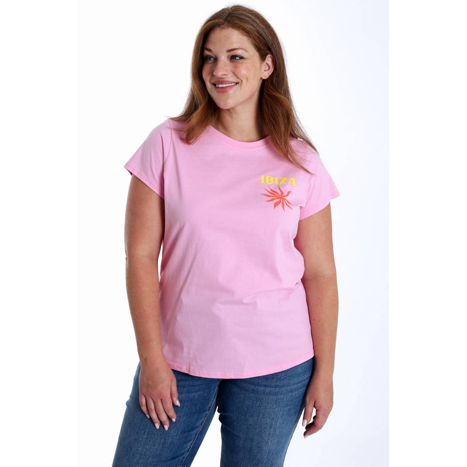 Paprika T-shirt lichtroze