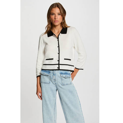 Morgan cardigan wit afbeelding