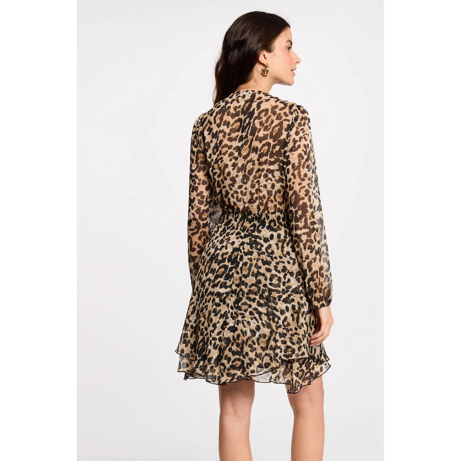 Morgan korte jurk beige
