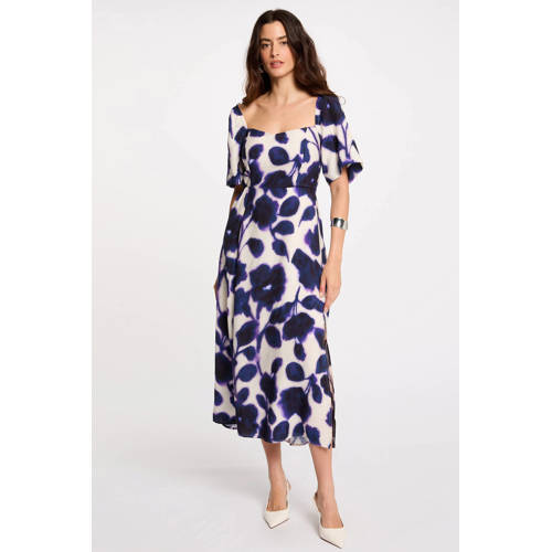 Morgan midi jurk ecru afbeelding