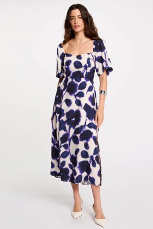midi jurk ecru