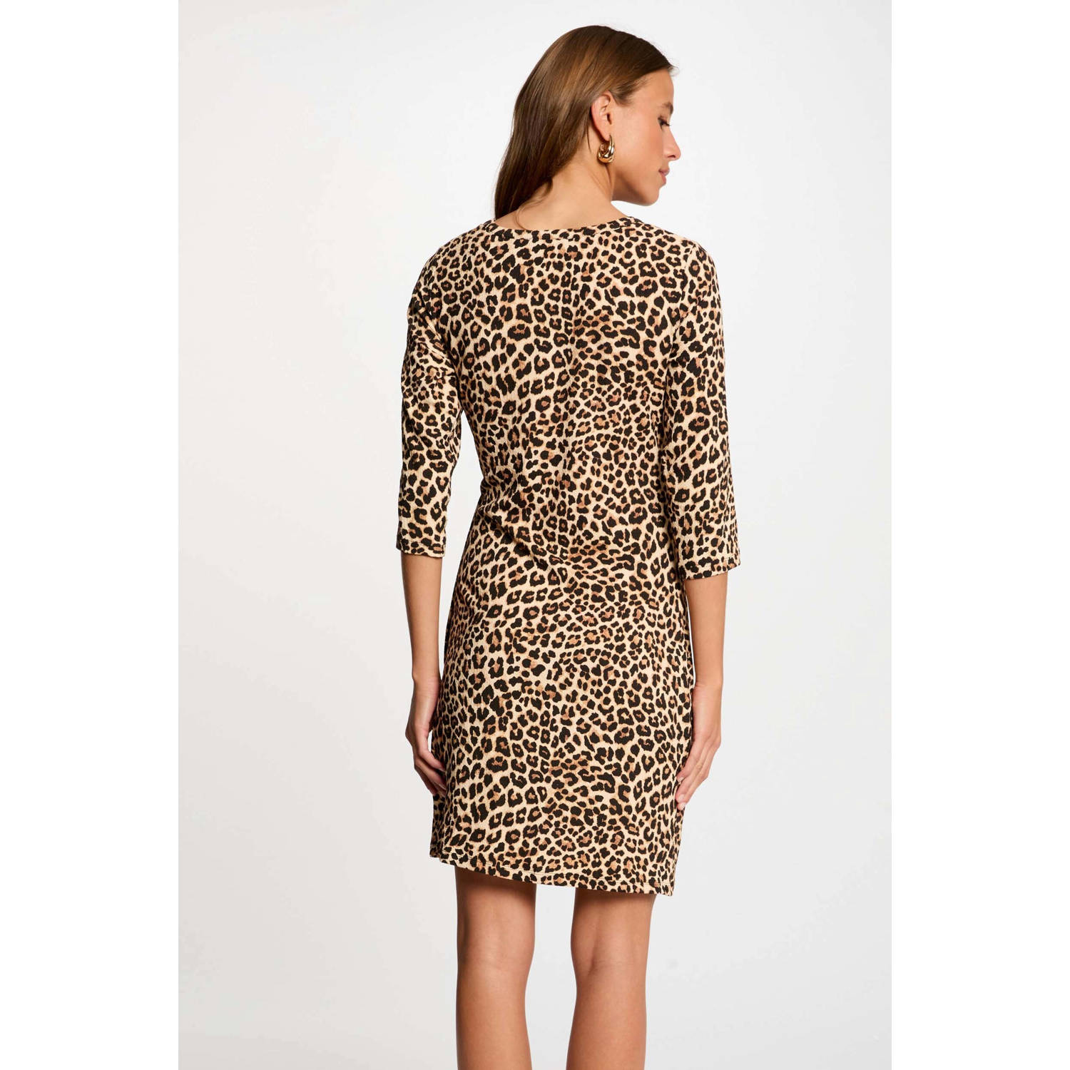 Morgan korte jurk beige