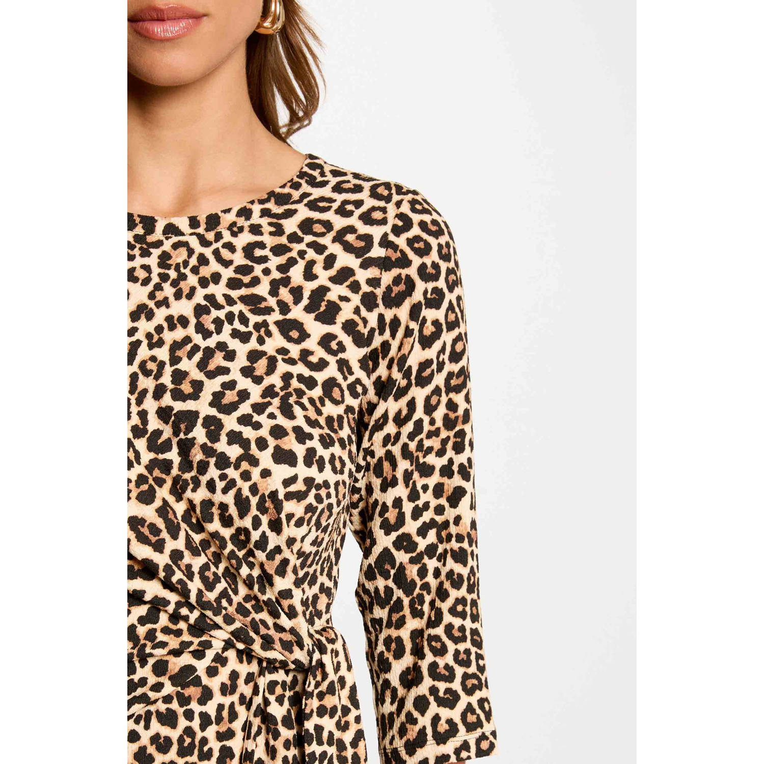 Morgan korte jurk beige