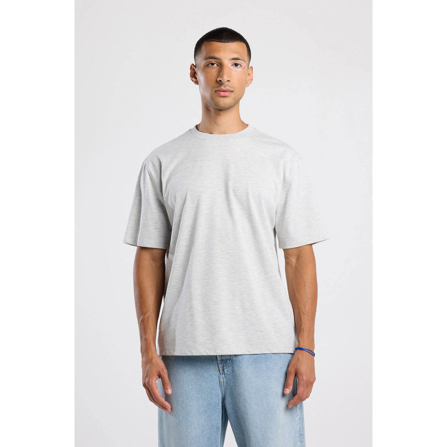 America Today relaxed T-shirt lichtgrijs