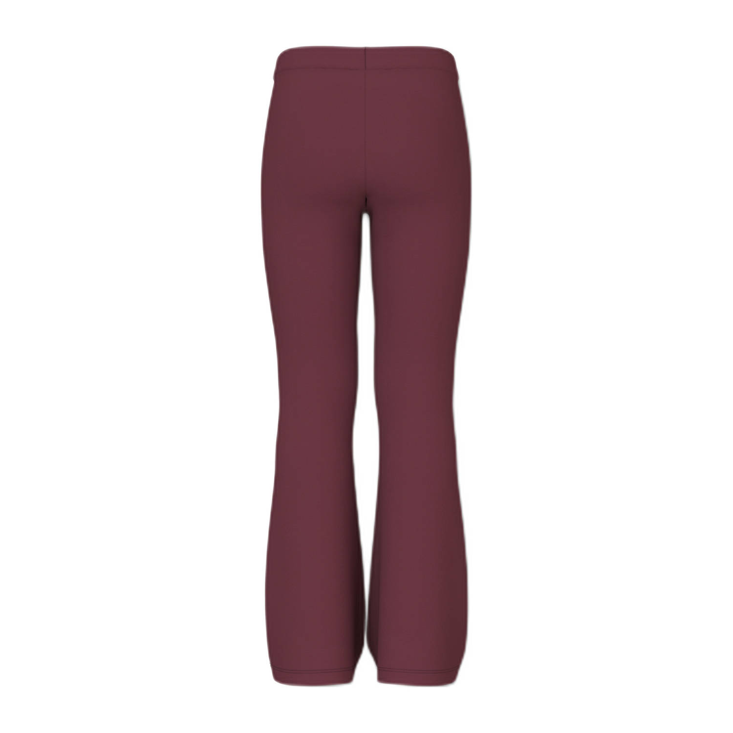 NAME IT KIDS bootcut legging donkerrood