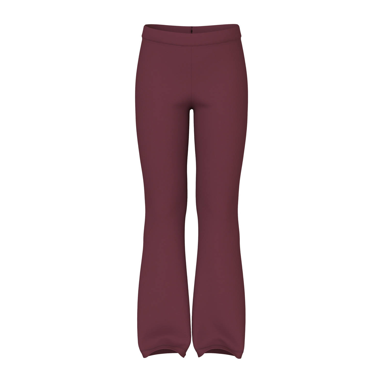 NAME IT KIDS bootcut legging donkerrood