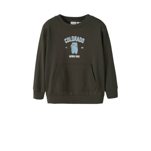 NAME IT MINI sweater donkerbruin afbeelding
