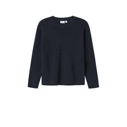 NAME IT KIDS trui donkerblauw gebreid afbeelding