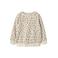 NAME IT MINI sweater met panterprint - zand