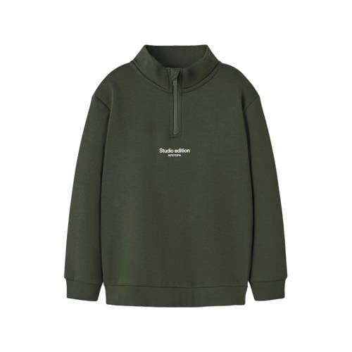 NAME IT KIDS sweater donkergroen afbeelding