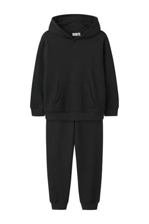 hoodie + joggingbroek zwart
