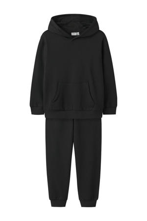 hoodie + joggingbroek zwart