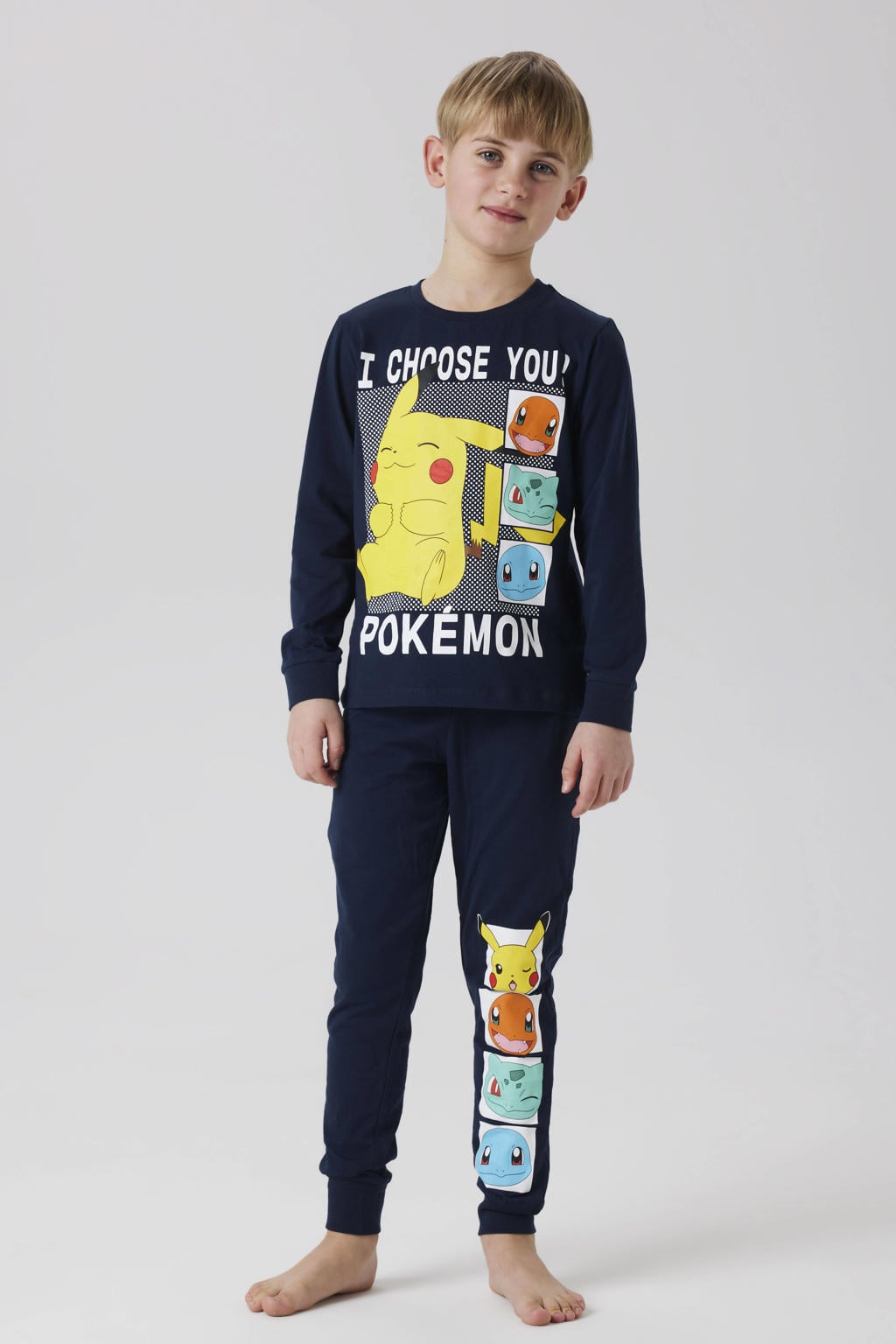 NAME IT KIDS Pokemon pyjama donkerblauw