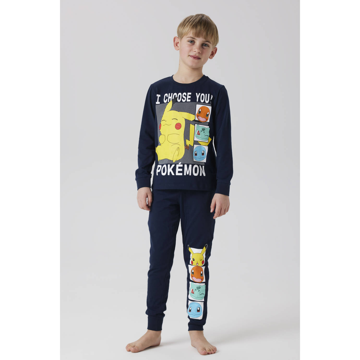 NAME IT KIDS Pokemon pyjama donkerblauw