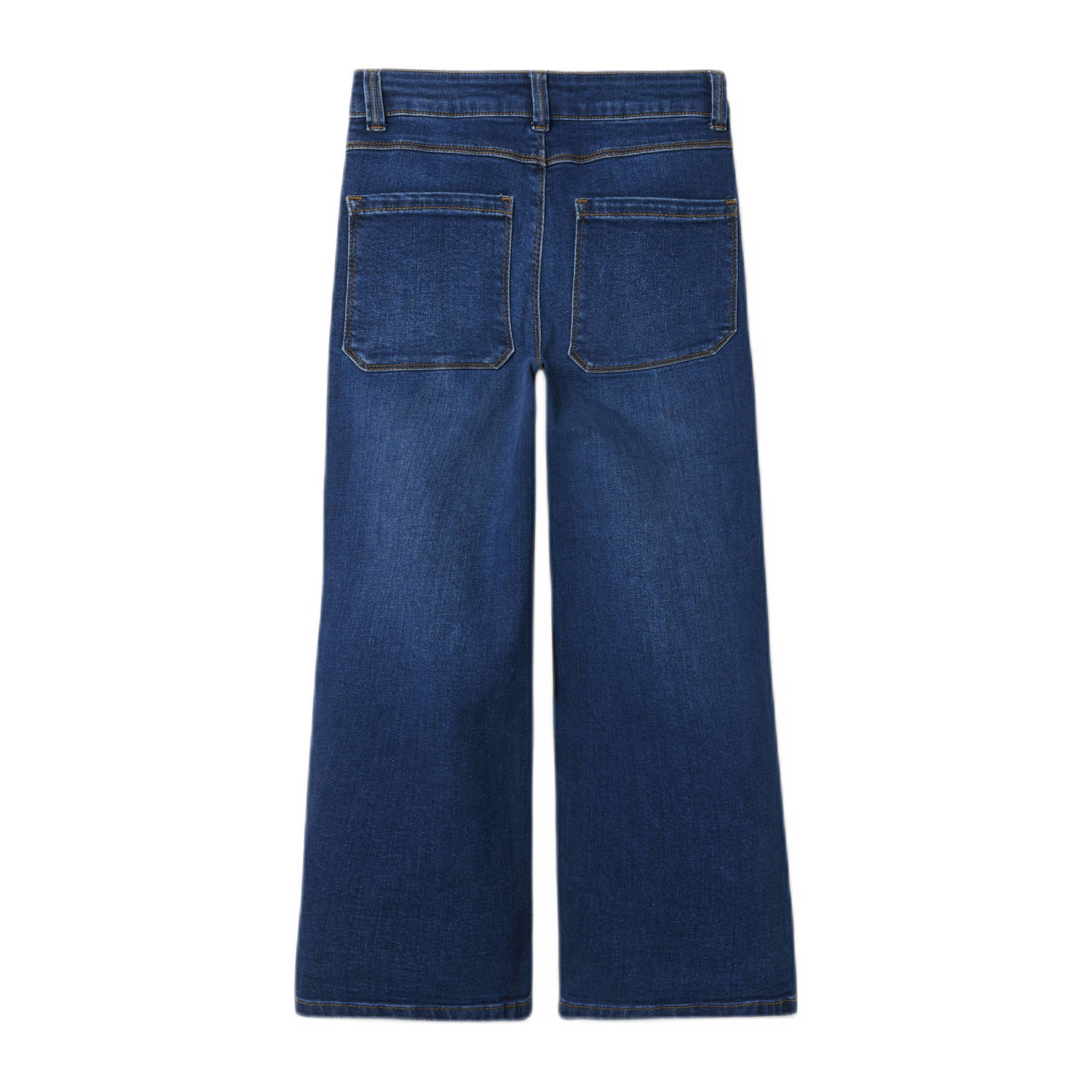 NAME IT KIDS wide leg jeans dark blue denim