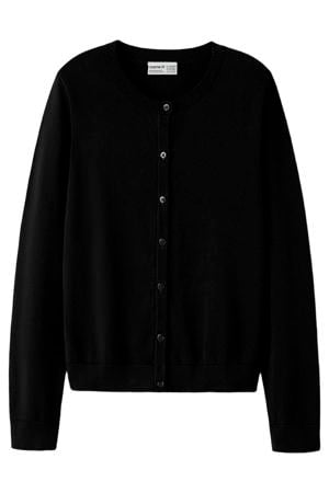 gebreid vest zwart