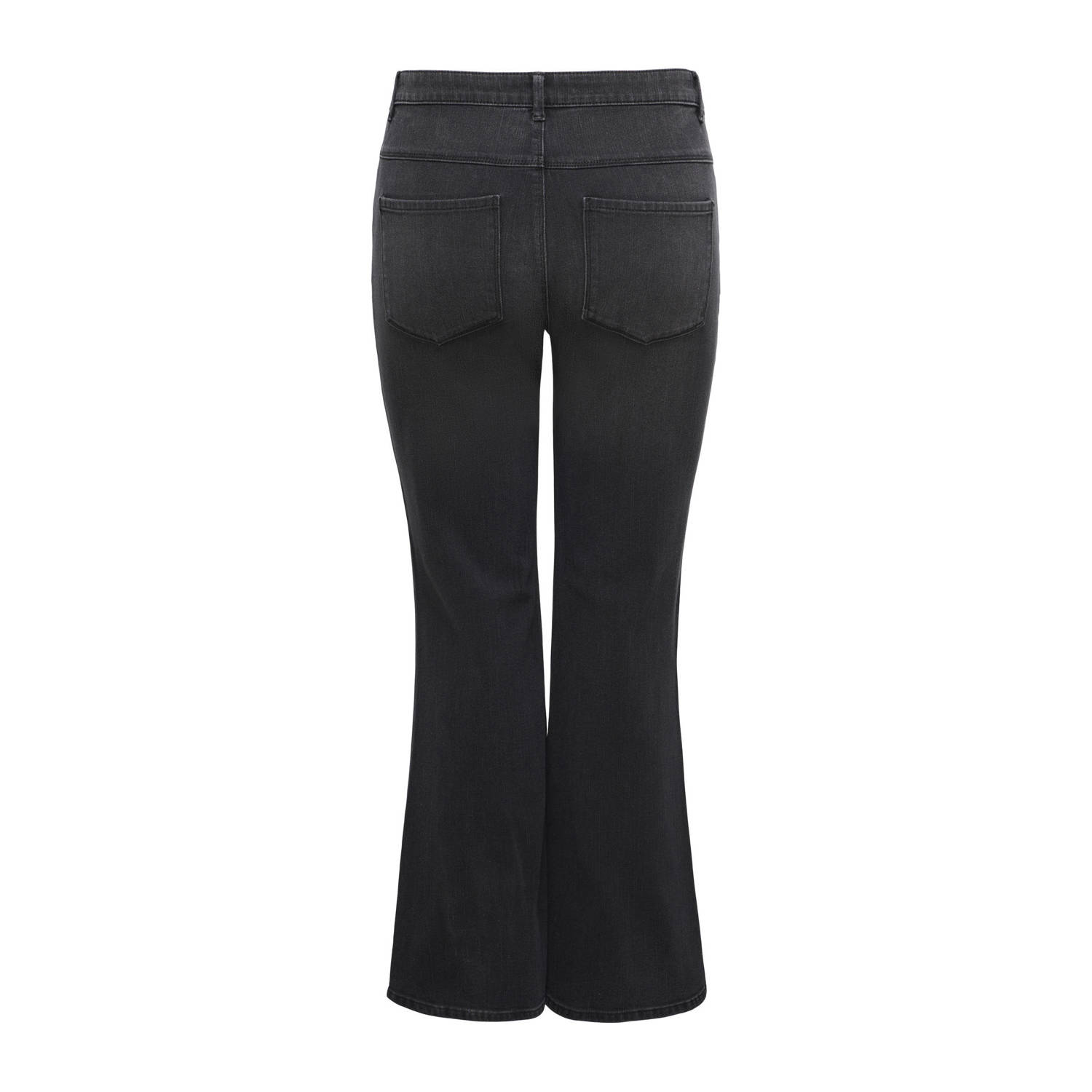 ONLY CARMAKOMA flared jeans zwart