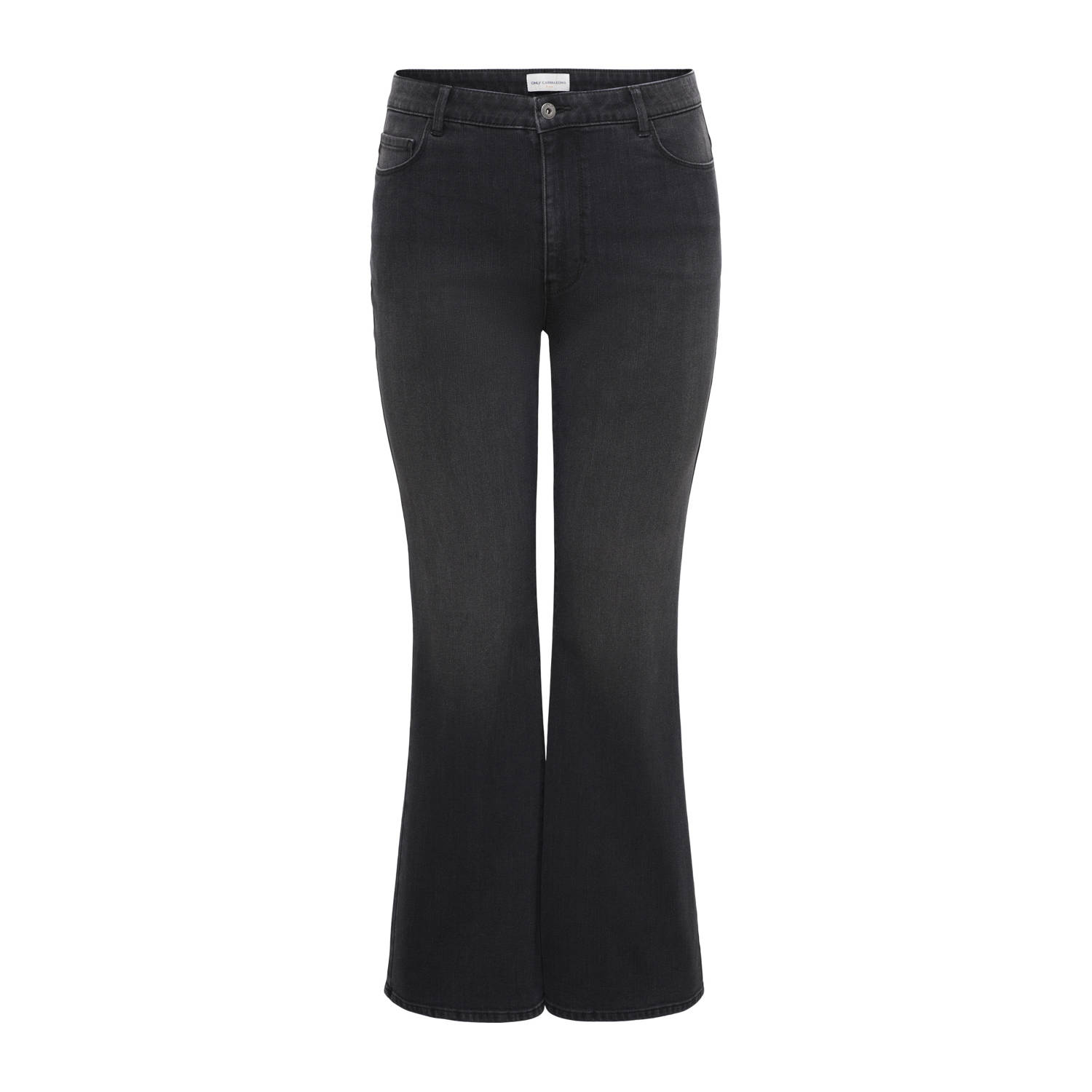 ONLY CARMAKOMA flared jeans zwart