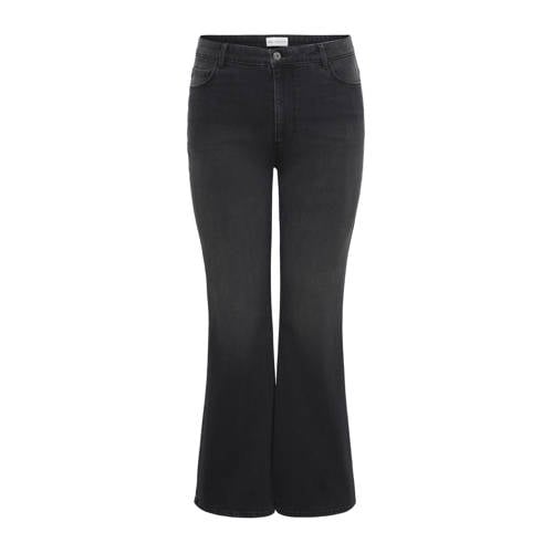 ONLY CARMAKOMA flared jeans zwart afbeelding