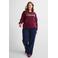 ONLY CARMAKOMA high waist wide leg jeans dark blue denim
