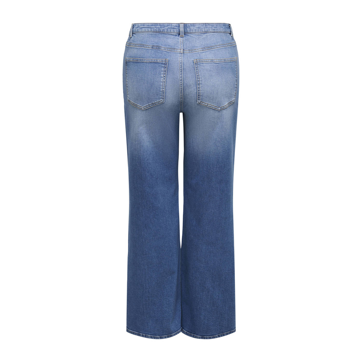 ONLY CARMAKOMA high waist wide leg jeans light blue denim