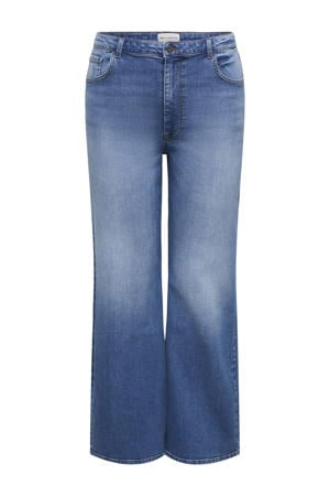 high waist wide leg jeans light blue denim