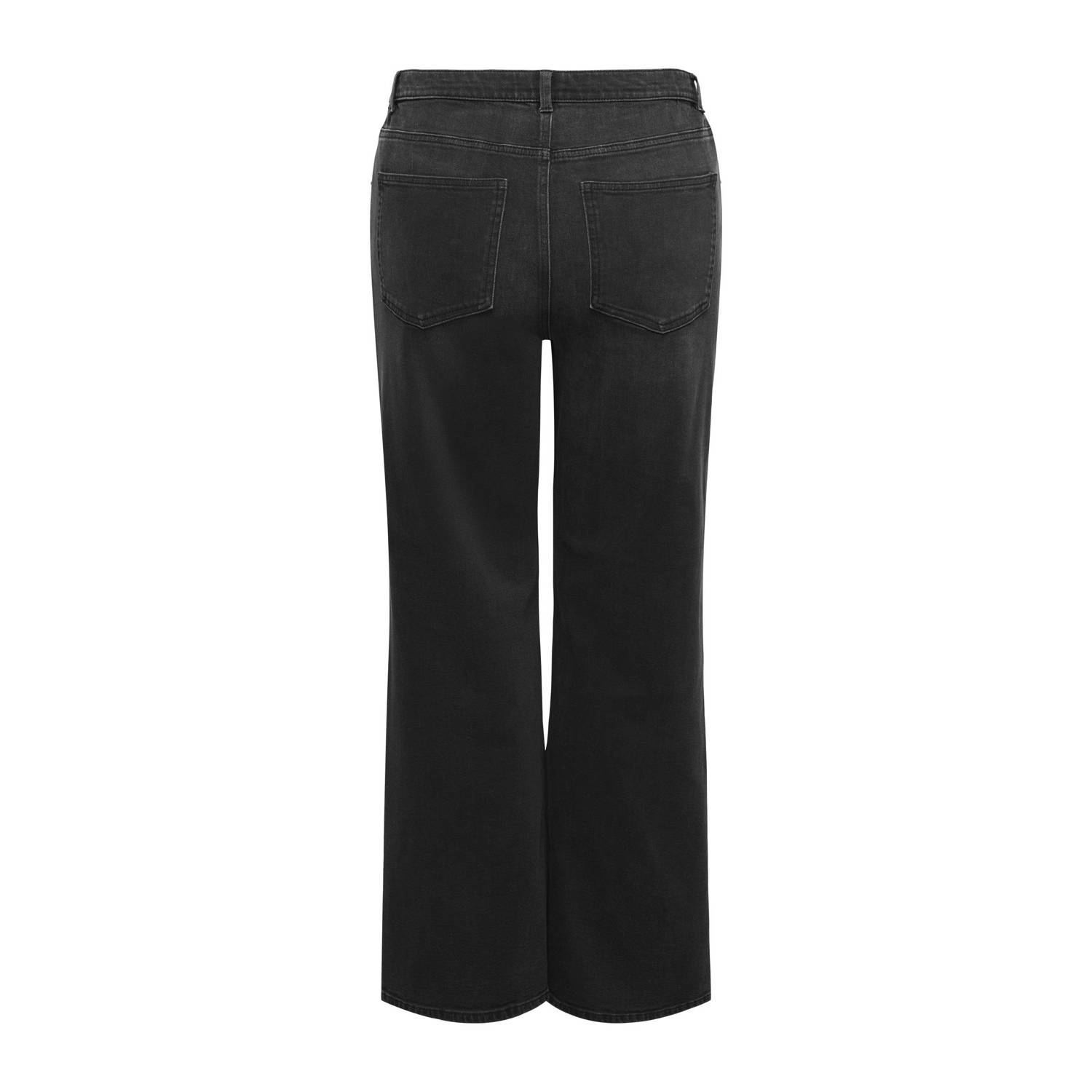ONLY CARMAKOMA high waist wide leg jeans black denim