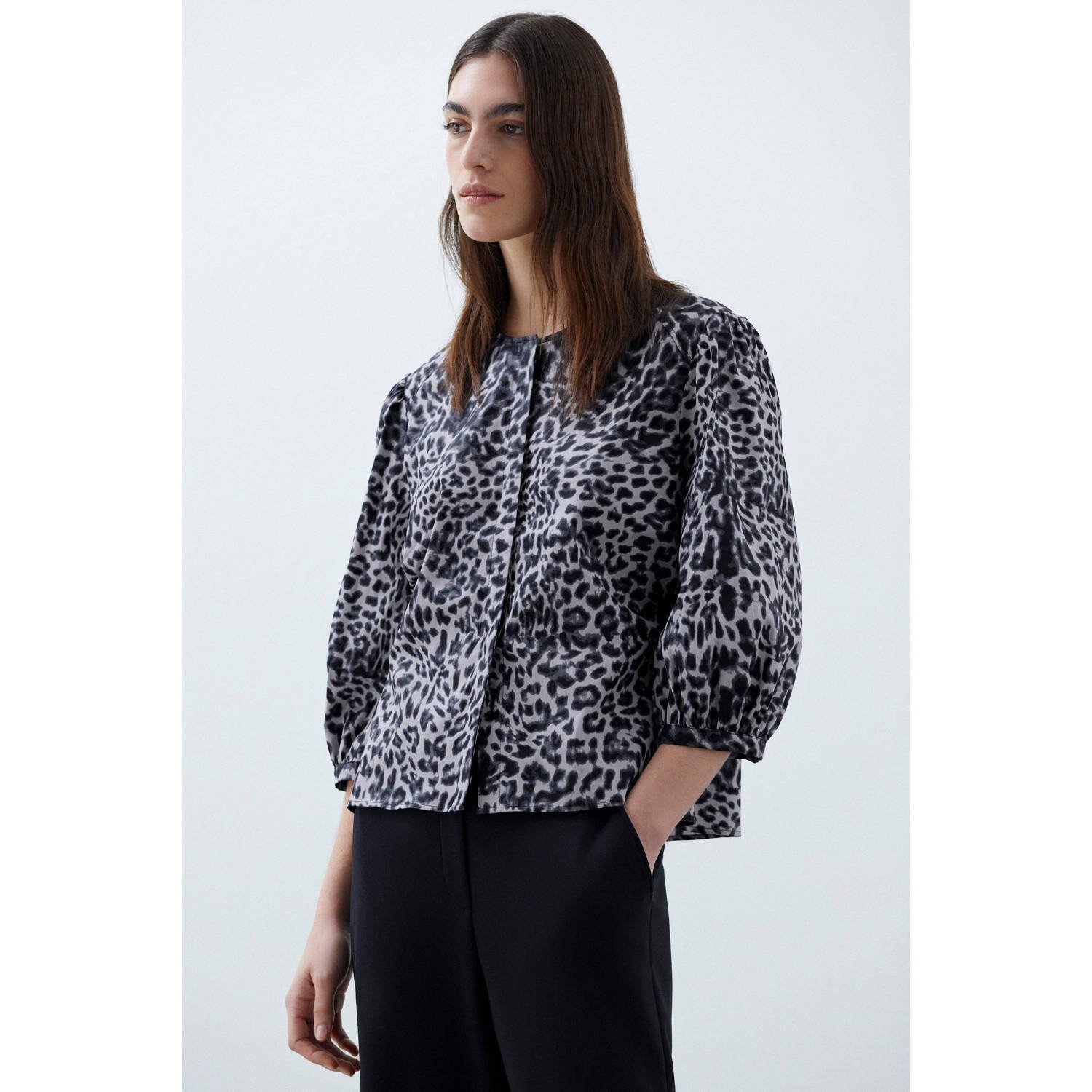 Comma blouse zwart