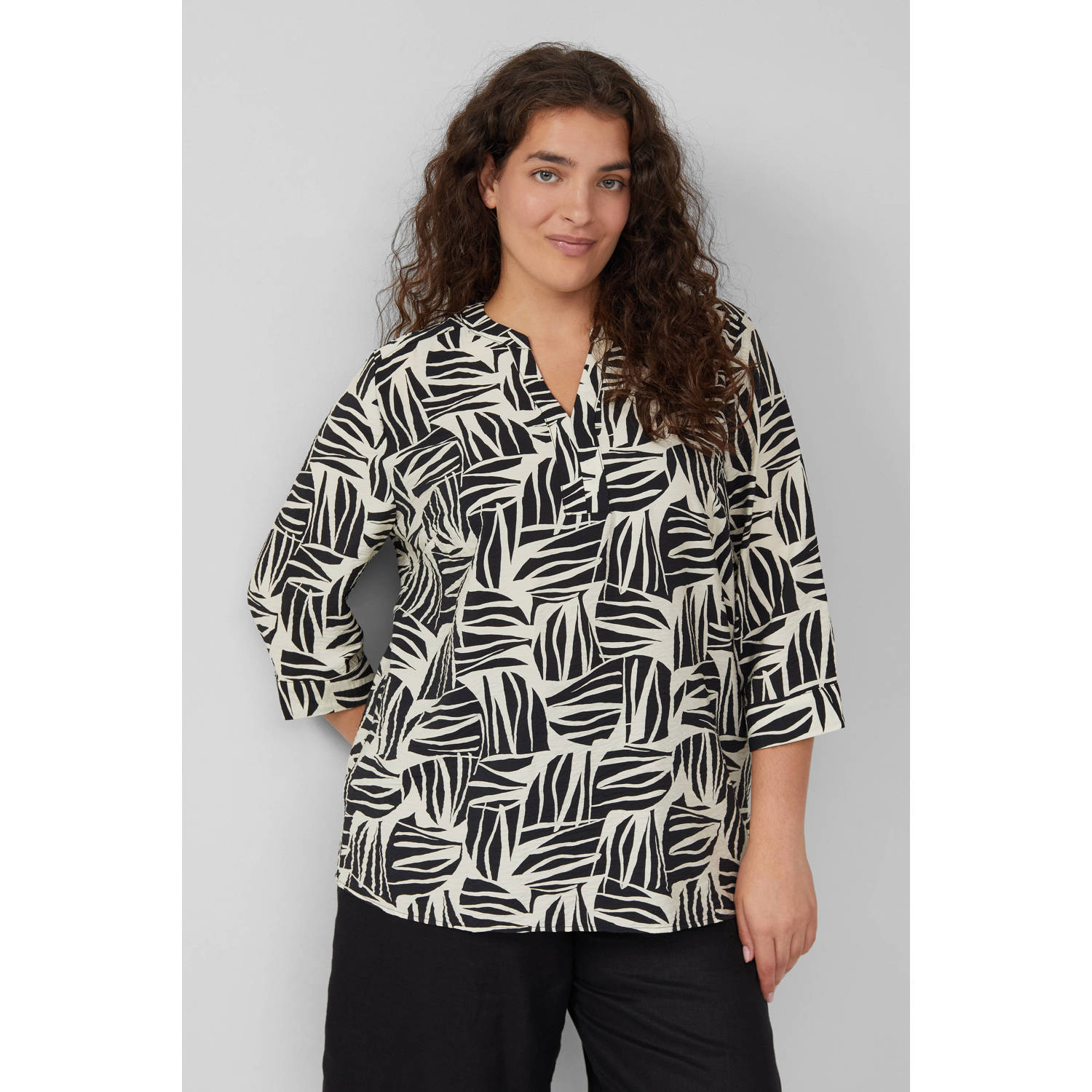 s.Oliver Curve blousetop zwart