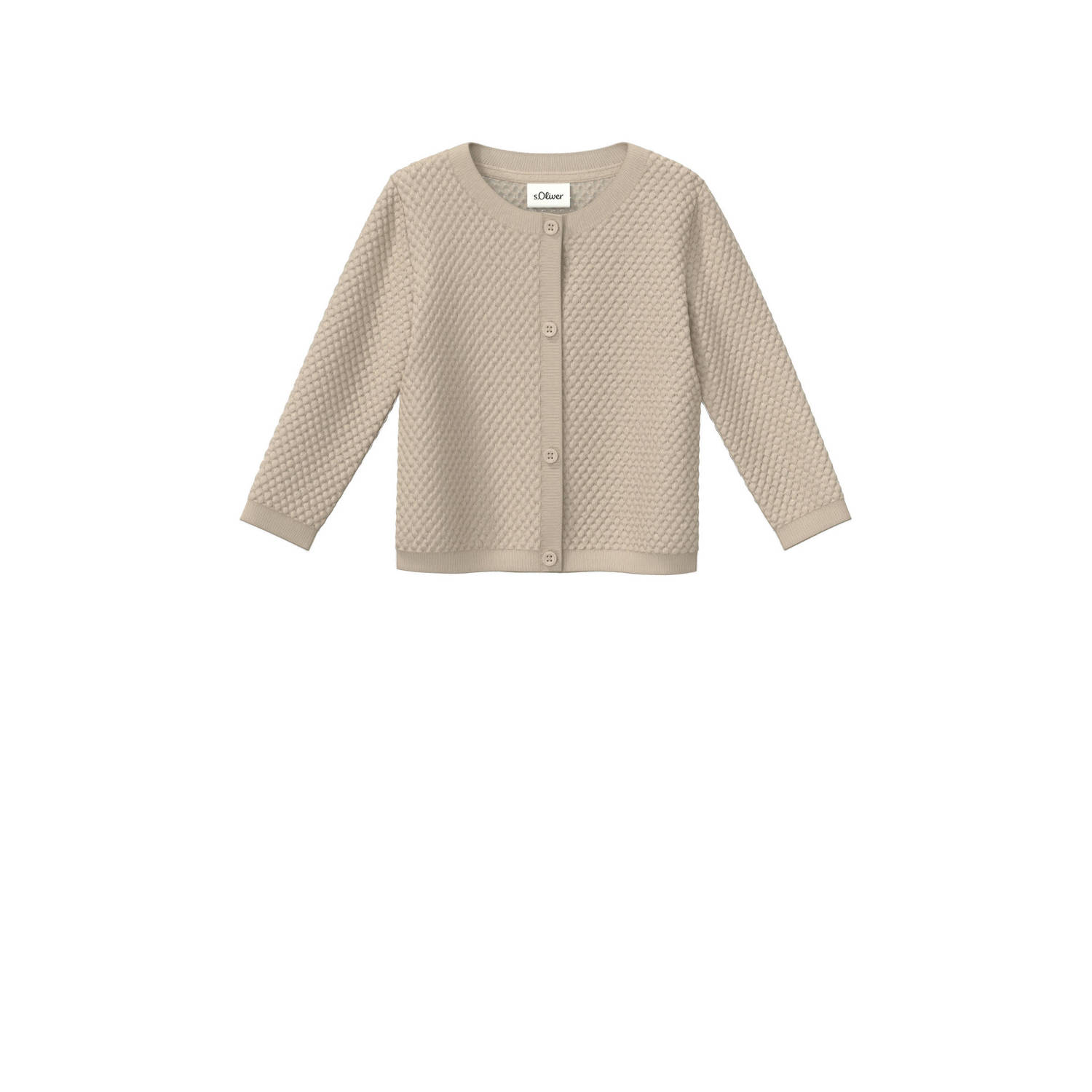 S.Oliver gebreid vest beige