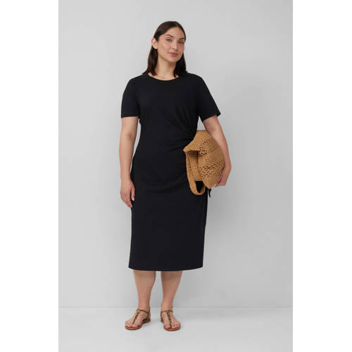 s.Oliver Curve jersey jurk zwart afbeelding