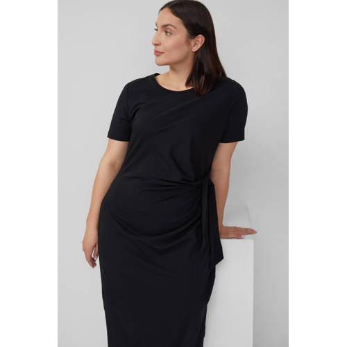 s.Oliver Curve jersey jurk zwart afbeelding