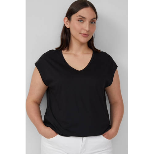 s.Oliver Curve jersey top zwart afbeelding