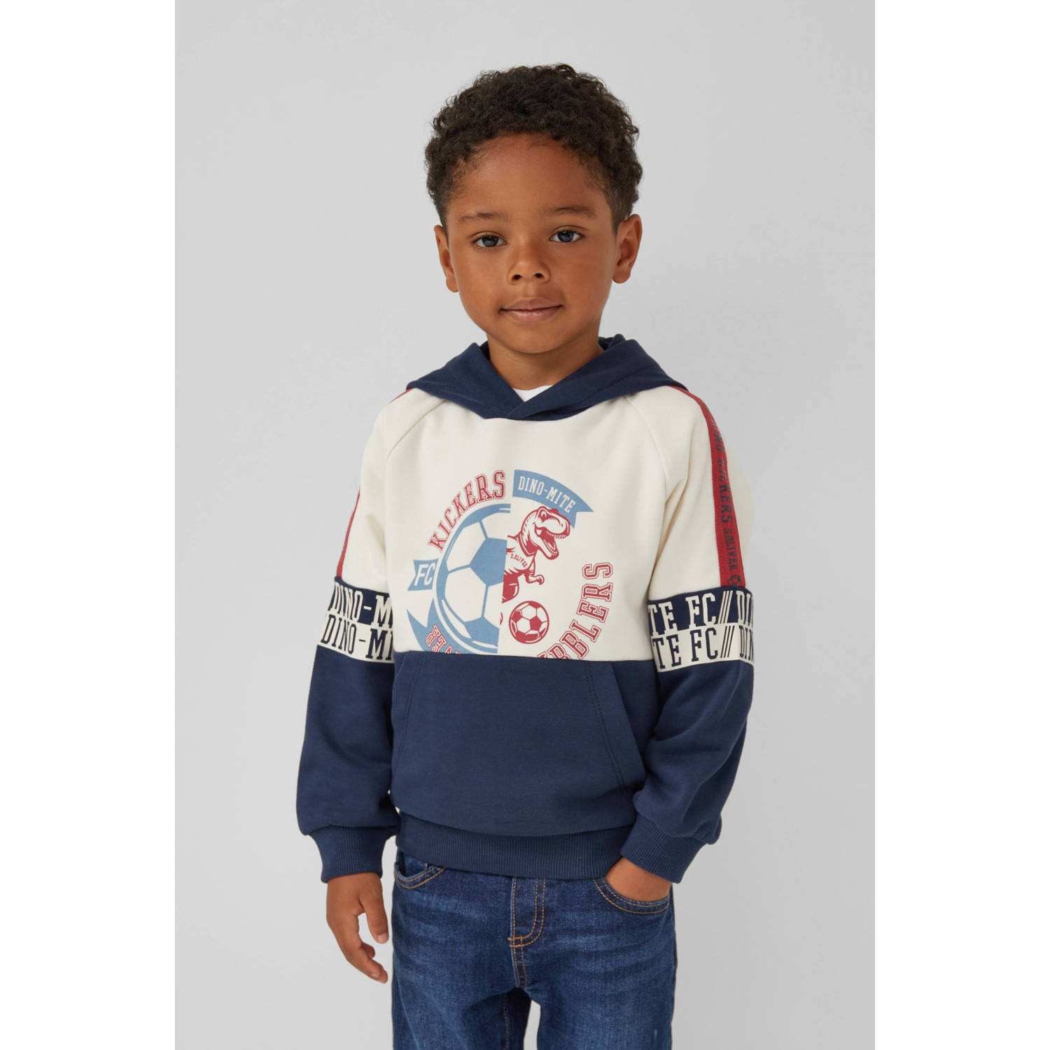 S.Oliver RED LABEL Regular fit hoodie van katoenmix