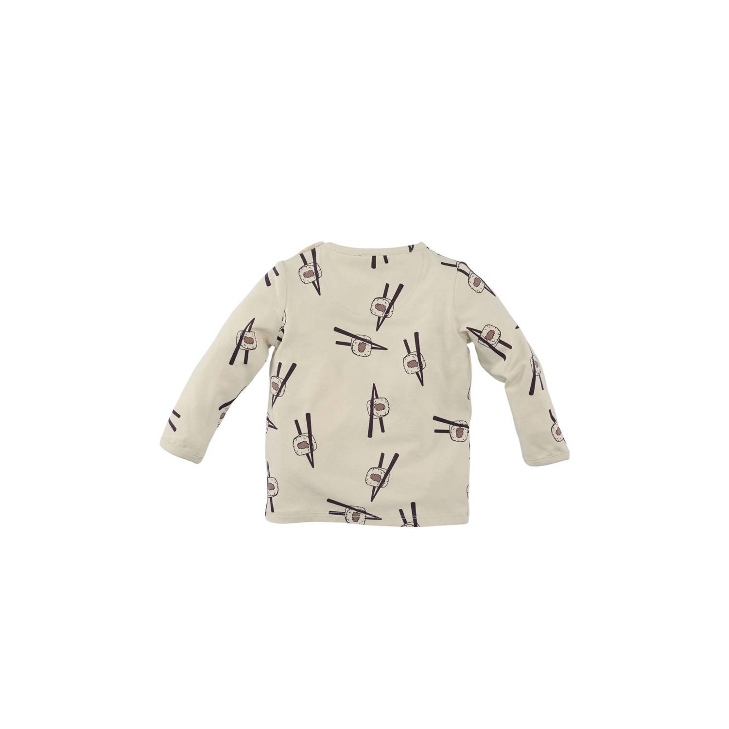 Z8 newborn longsleeve Quirijn ecru bruin