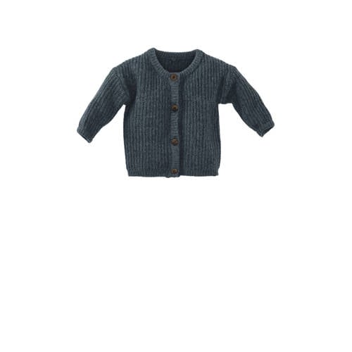 Z8 newborn gebreid vest Mert grijs afbeelding