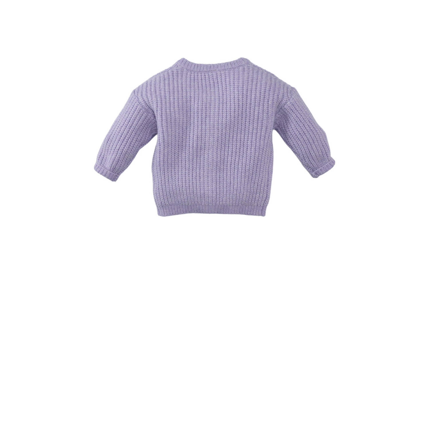 Z8 newborn gebreid vest Yanou lila