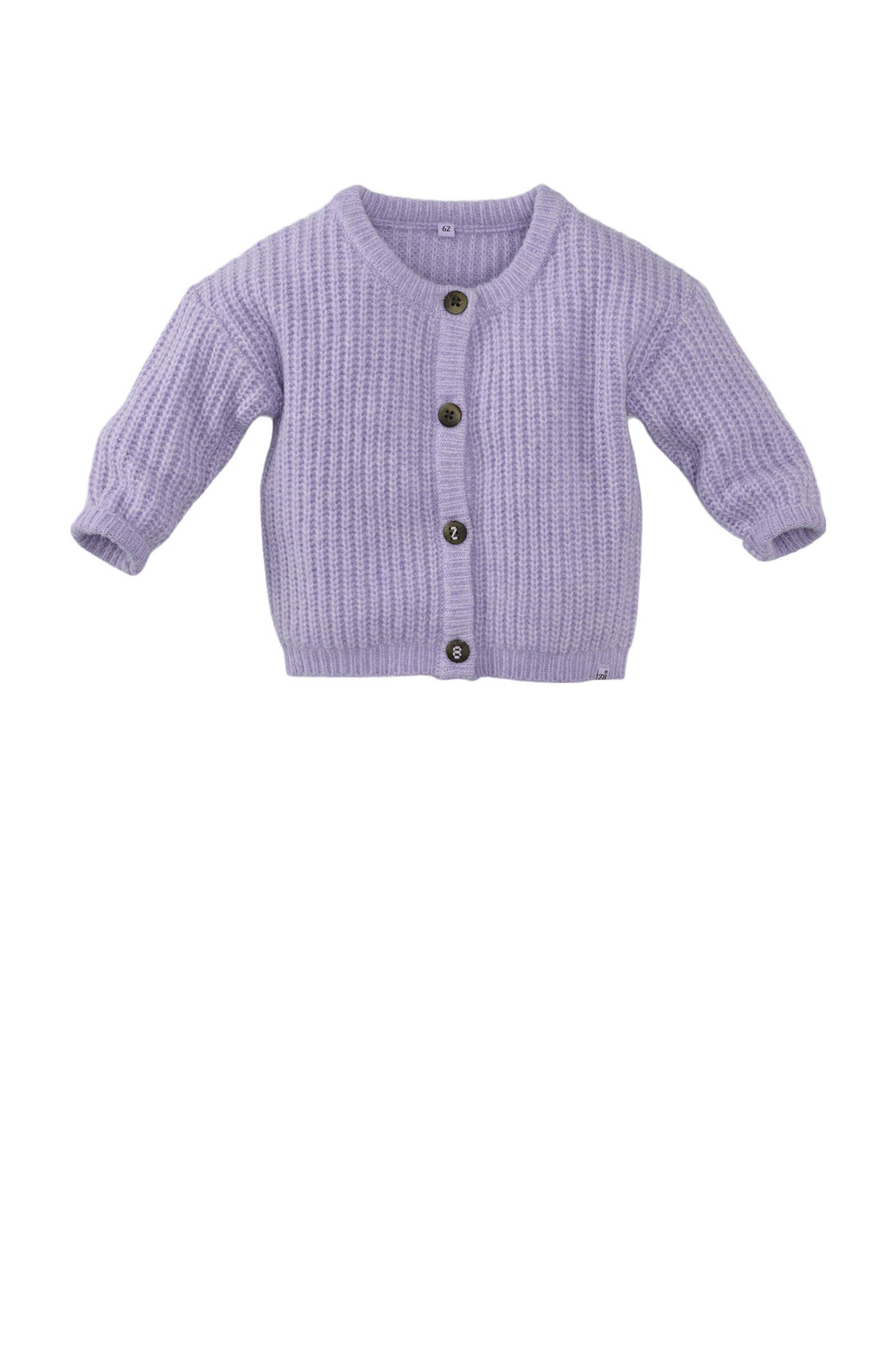 Z8 newborn gebreid vest Yanou lila | wehkamp